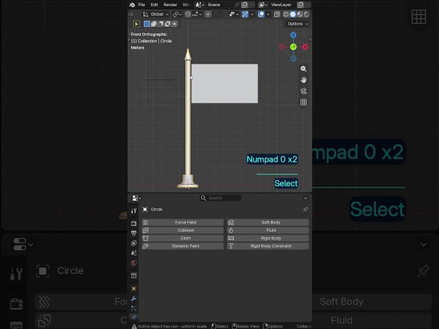 Flag Animation using cloth simulation! 🔥 #blendertutorials  #blendercommunity  #blendertips #b3d