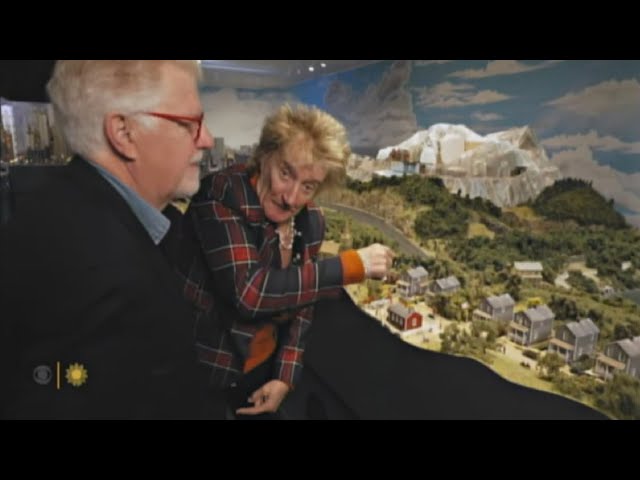 Rod Stewart's model trains - CBS news