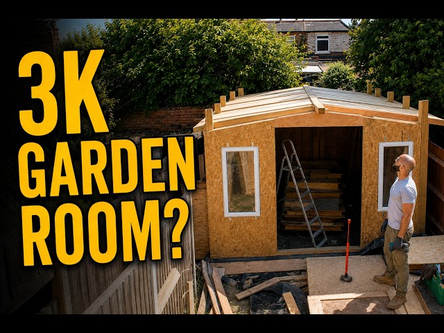 Building a £23k Garden Room for £3,000 (Satisfying Timelapse)