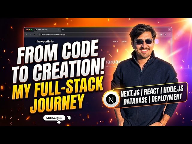 Full Stack Developer Portfolio | React, Node.js & Supabase | Niravkumar Prajapati