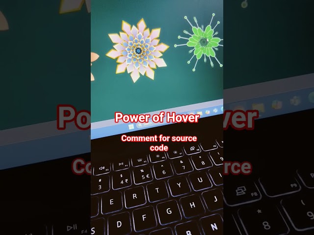 Power Of Hover CSS 😍 #csstutorial #codinglove #coder #css3 #shorts
