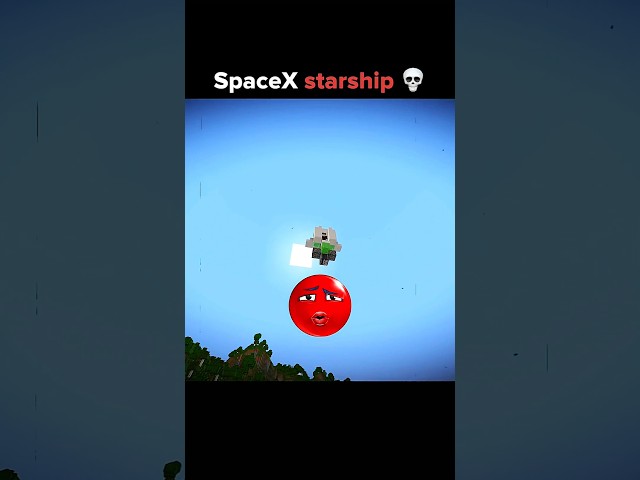 Minecraft Ka SpaceX Starship Launch! 🚀🔥 #minecraft #viral #gaming #shorts