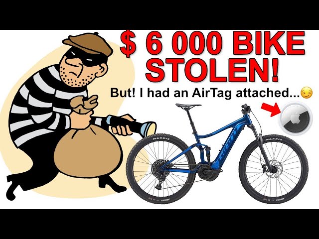 I Caught the THIEF Who STOLE My Bike - with an AirTag! 😏