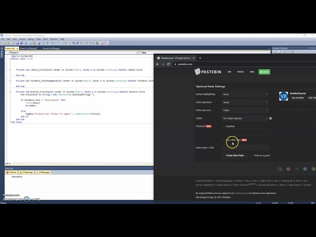 VB Tutorial #2 - How to make a Killswitch for your Project!