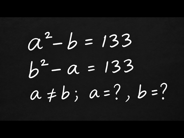 The German Math Olympiad Problem That Only 1% Can Solve! | Maths Olympiad Challenge