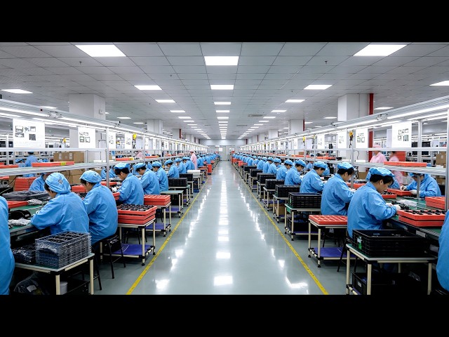 10 Mesmerizing Factory Processes Compilation | How Modern Tech Is Actually Built