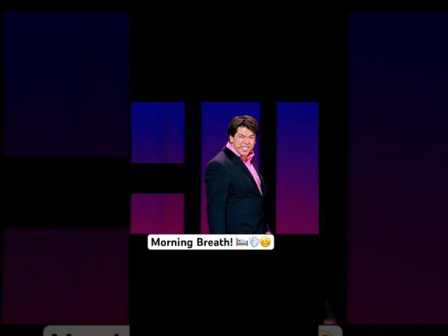 Morning Breath! 🛌💨🥴 #comedy #michaelmcintyre #standupcomedy