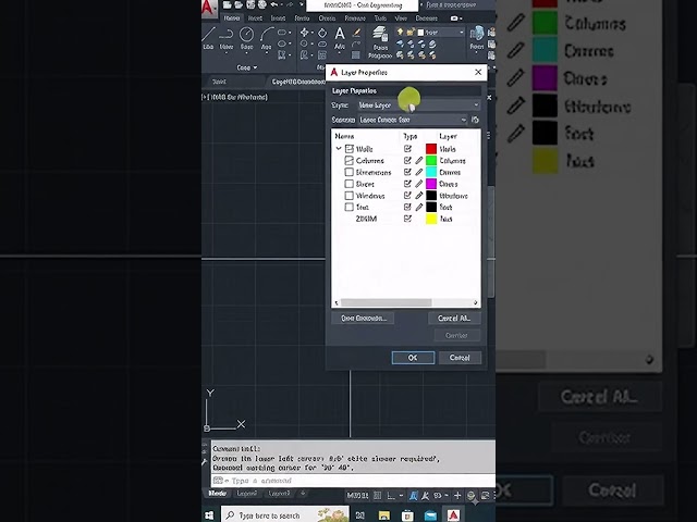 AutoCAD Basic Drawing Setup | LIMITS, UNITS, LAYERS, OSNAP & DIMSTYLE | Civil Engineering