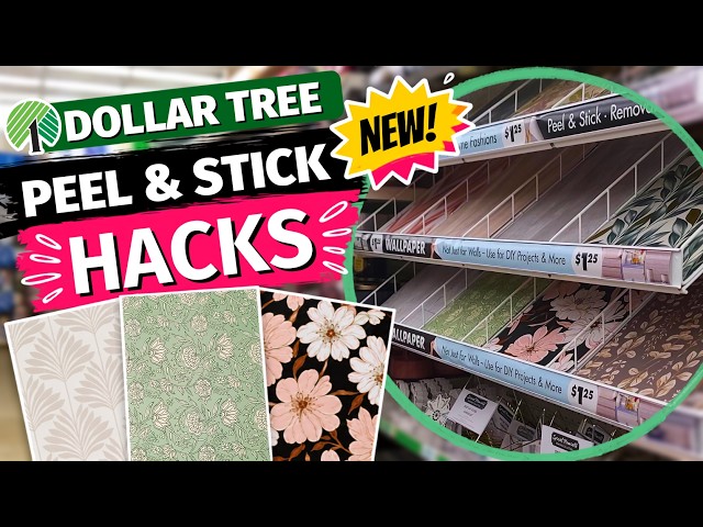 You Won't Believe These 7 Dollar Tree Wallpaper Hacks 😍