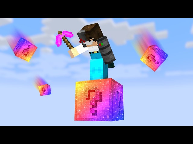Minecraft, But It's On 1 Super Lucky Block