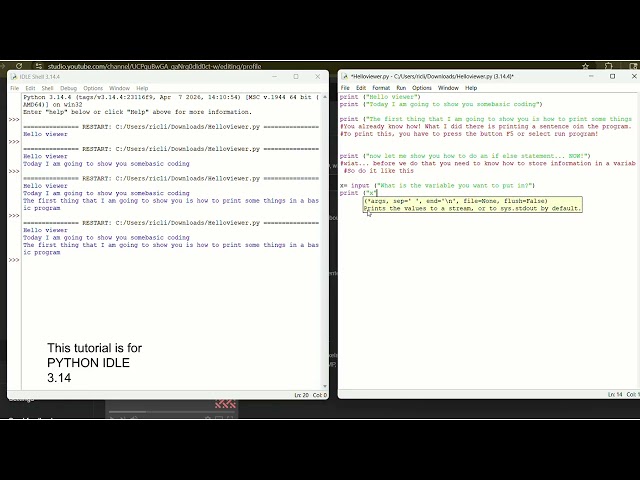 Basic Coding Tutorial