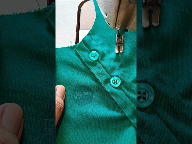 Other Methods Sewing Perfect Shirt Placket in Minutes #sewing #placket #sewingtutorial