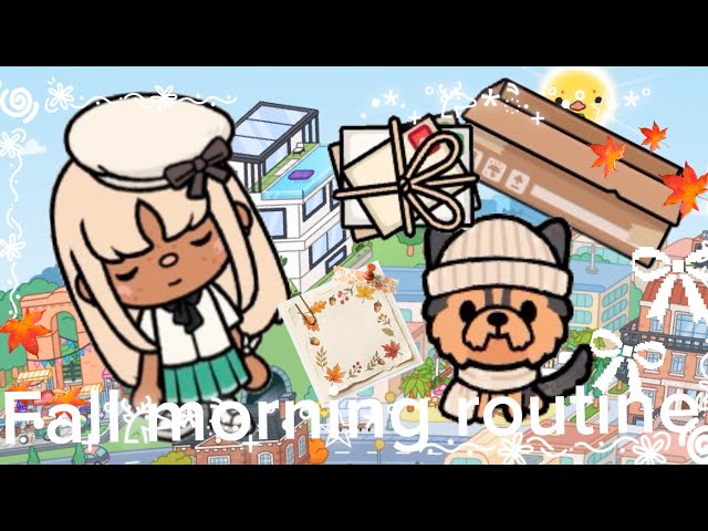 Fall morning routine #tocaboca #blowup #viral 