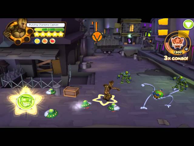 Marvel Super Hero Squad Online Groot (Maxed) Gameplay- HD