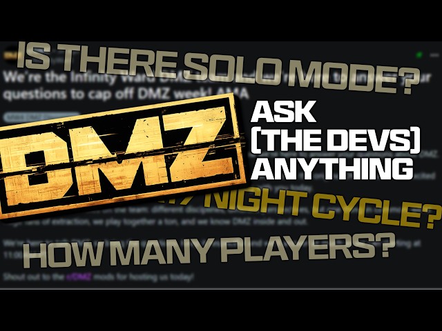 DMZ Developers answer the community's top questions! AMA Summary
