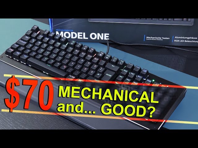 FINALLY a $70 Keyboard That's GOOD? -- Krotus Computer Model One