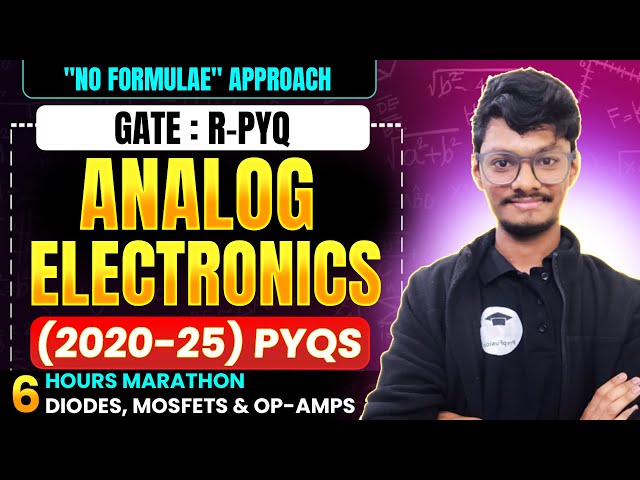 🔥GATE R-PYQ Analog Electronics || ONE SHOT || PrepFusion