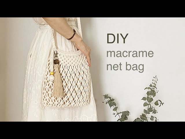 DIY | macrame net bag