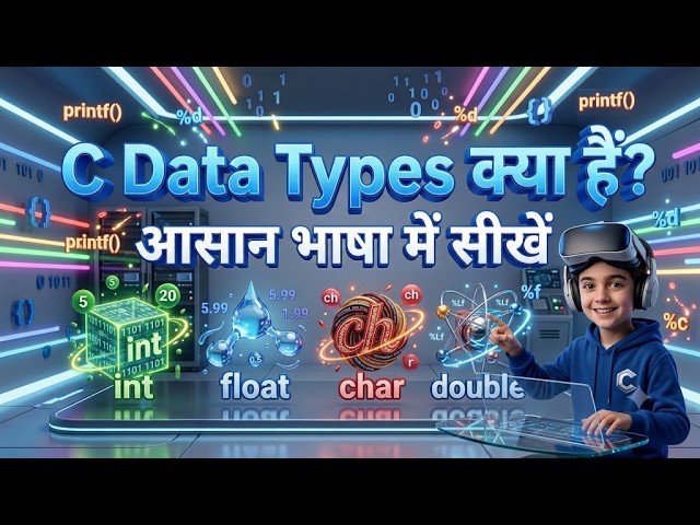 7.1) C Data Types क्या हैं? आसान भाषा में सीखें