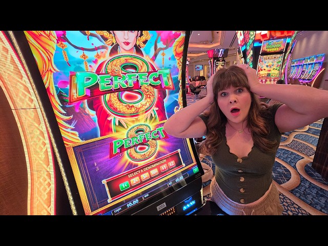 We Hit Big on the NEW Perfect 8 Slot Machine in Las Vegas!