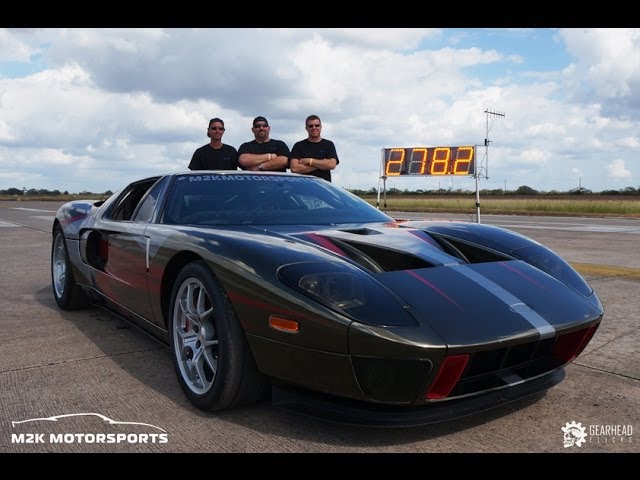 278 MPH Ford GT - TEXAS MILE RECORD!!   October 2013