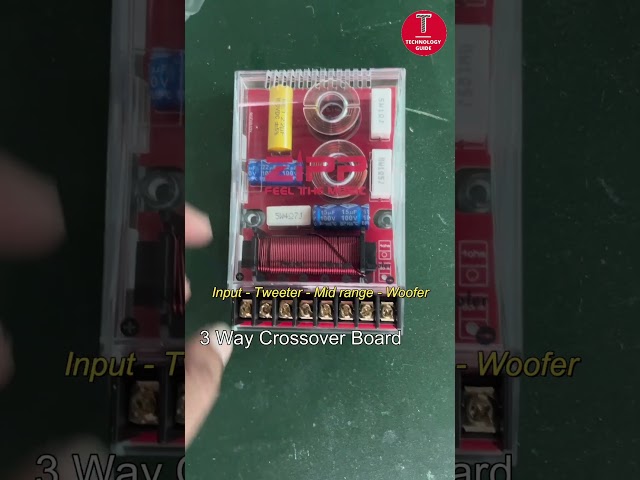 Zipp 3 Way CrossOver Board for 5.1 Amplifier #shortvideo #electronics