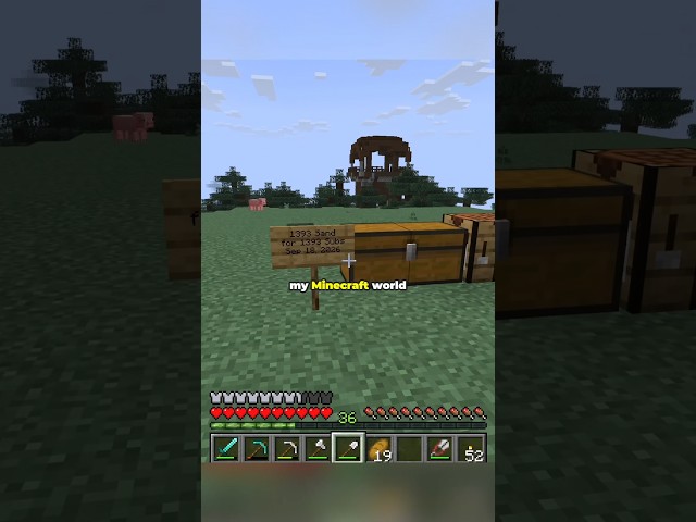 1393 pieces of sand in Minecraft for 1393 subscribers #minecraft