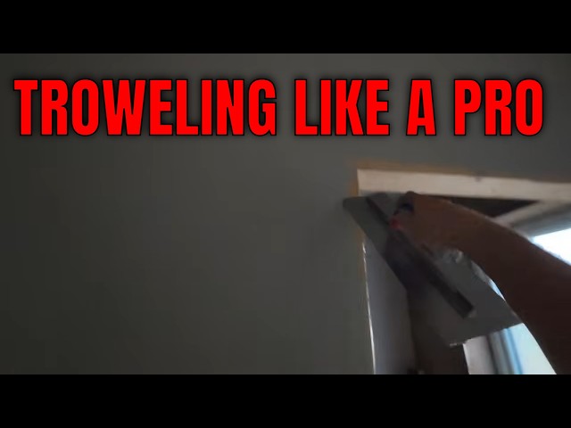 Troweling Up Wet Plaster Like a Pro + My Honest Thoughts on the Refina SS Trowel