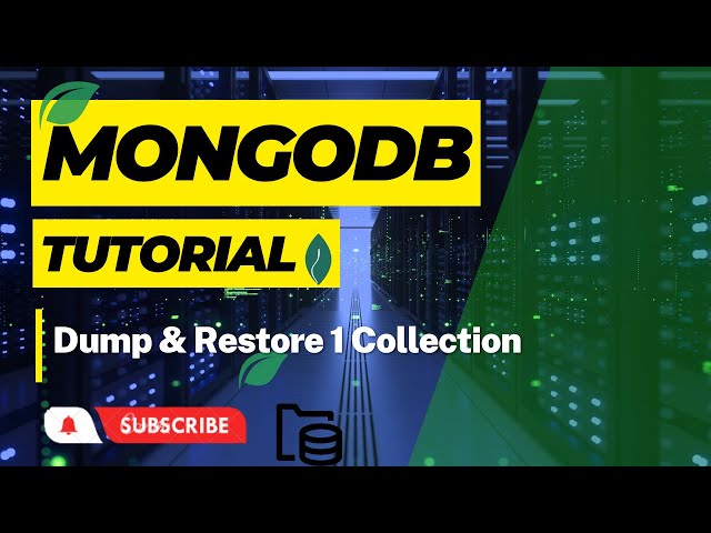 #143: How to Dump and Restore a Single Collection in MongoDB | MongoDB Tutorial in Hindi