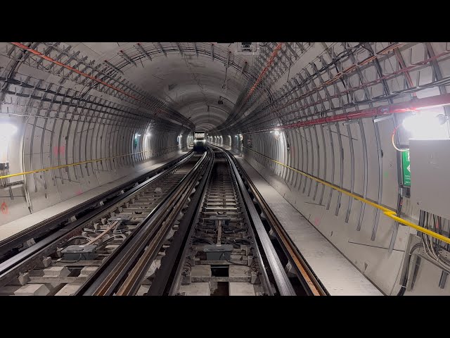 4K 60 fps Paris Metro Line 14 Full Journey From Aéroport d’Orly to Saint-Denis - Pleyel