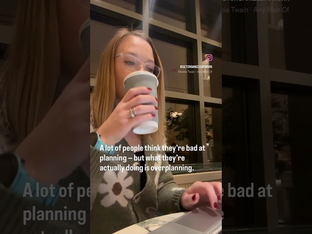 Over-planning is not being productive. #leadershipskills #getorganized #careergrowth #leadership