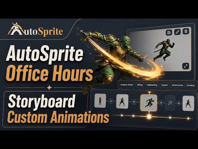 AutoSprite Office Hours: Storyboard