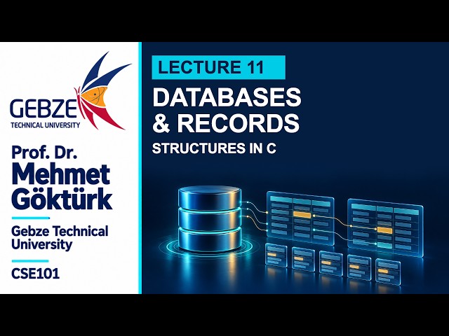 CSE101 Week 11 — Databases and Records in C