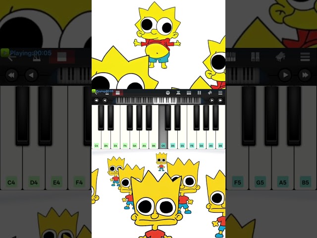 Homer let the Barts Out | Piano Tutorial