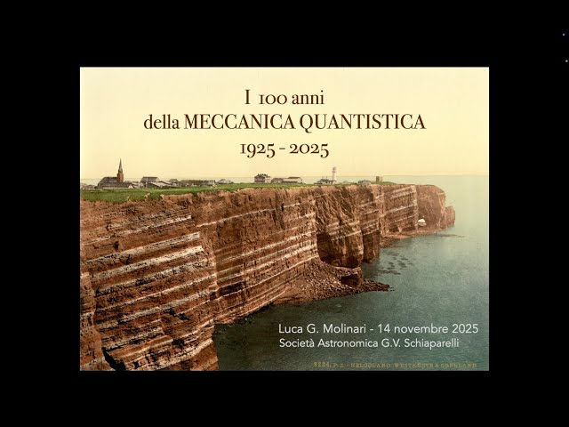100 anni della meccanica quantisitica