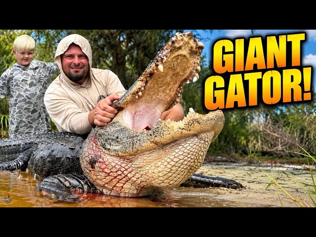Kid STEALS MY CHANNEL Then CATCHES GIANT ALLIGATOR!