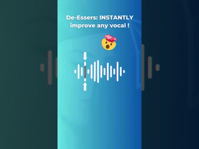 De-essers: the fastest way to improve your vocals! Full guide on our blog 🔥 #ableton #flstudio