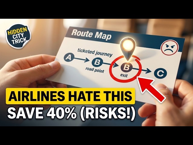 HIDDEN CITY TICKET — How It Saves Money, Risks, Fees & Why Airlines Hate It