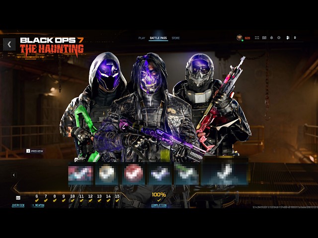 ALL Black Ops 7 Season 6 Battlepass Rewards, Blackcell & Tier 100 Skins… (EARLY PREVIEW)