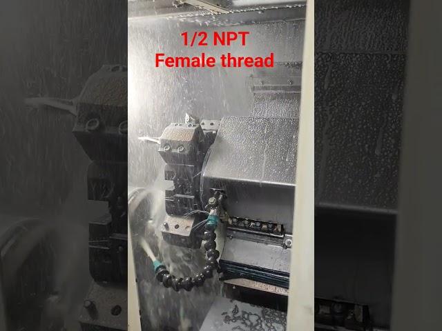 NPT Female thread # CNC machining
