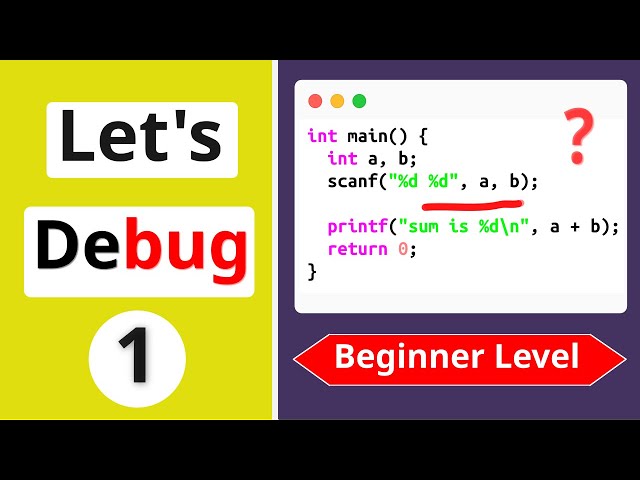 C Programming Debug Practice – Can You Spot the Bugs? (Day 1)