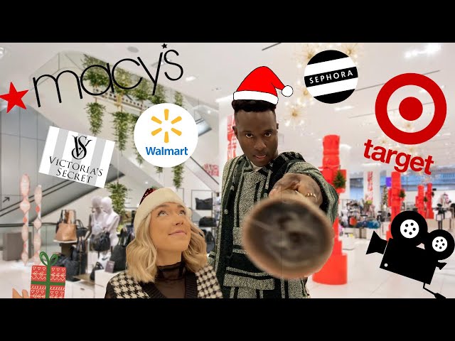 FILMING A MUSIC VIDEO ONLY IN DEPARTMENT STORES.. with NO BUDGET! 🤫🎄🎁