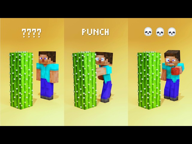 Minecraft Steve vs Dangerous Experiments – Satisfying Compilation 💀🔥