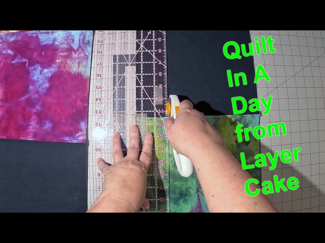 Just 20 Layer Cake Squares Makes This Modern Quilt In A Day!