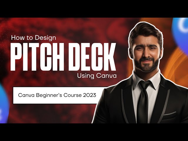 How to Design Pitch Deck Presentations in Canva | Canva Beginner's Course 2023 | Canva Urdu Tutorial