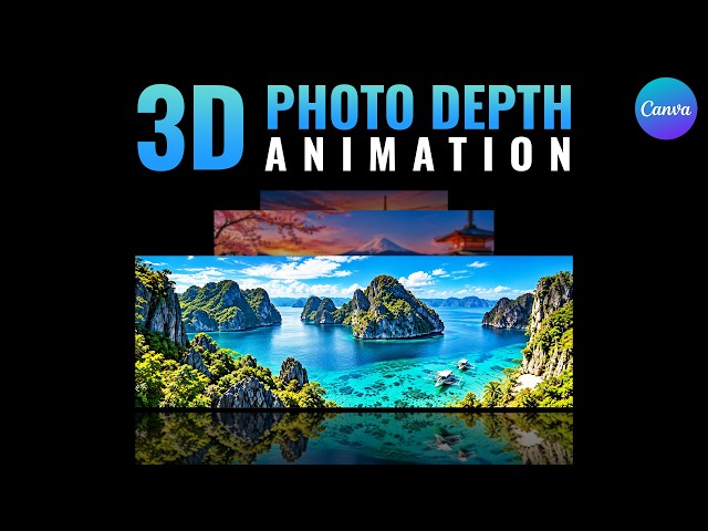 3D Photo Animation | Canva Presentation Tutorial