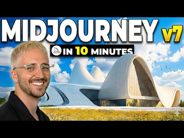Midjourney v7 AI Beginner Tutorial for Architecture (EASY METHOD)