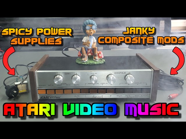 Atari Video Music - power supply and simple composite mods