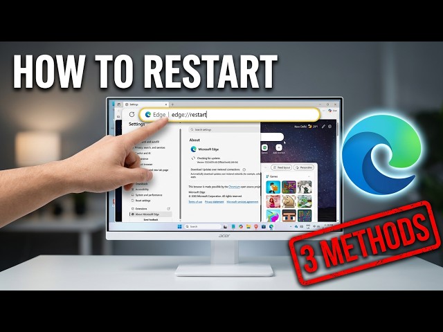 How To Restart Microsoft Edge Browser PC Laptop 