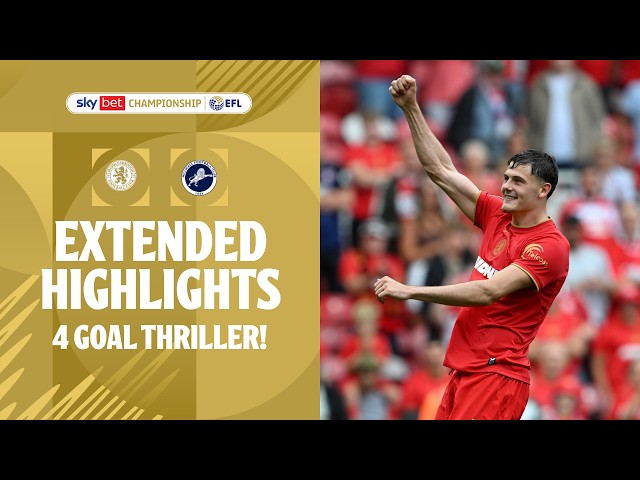 4 GOAL THRILLER! | Middlesbrough v Millwall extended highlights